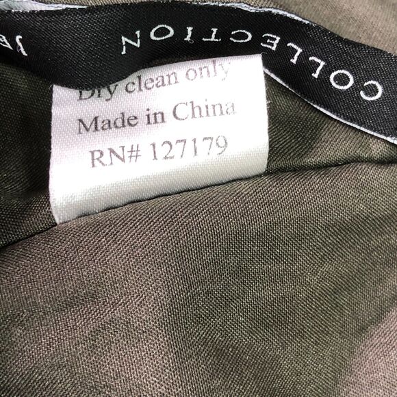 Jenny Yoo Size 2 Bridesmaid Dress Formal Prom Gown Mineral Gray Greenish Organza - Picture 8 of 10